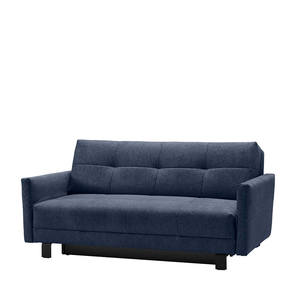 Blaues Schlafsofa mit Bettkasten - Zigaro