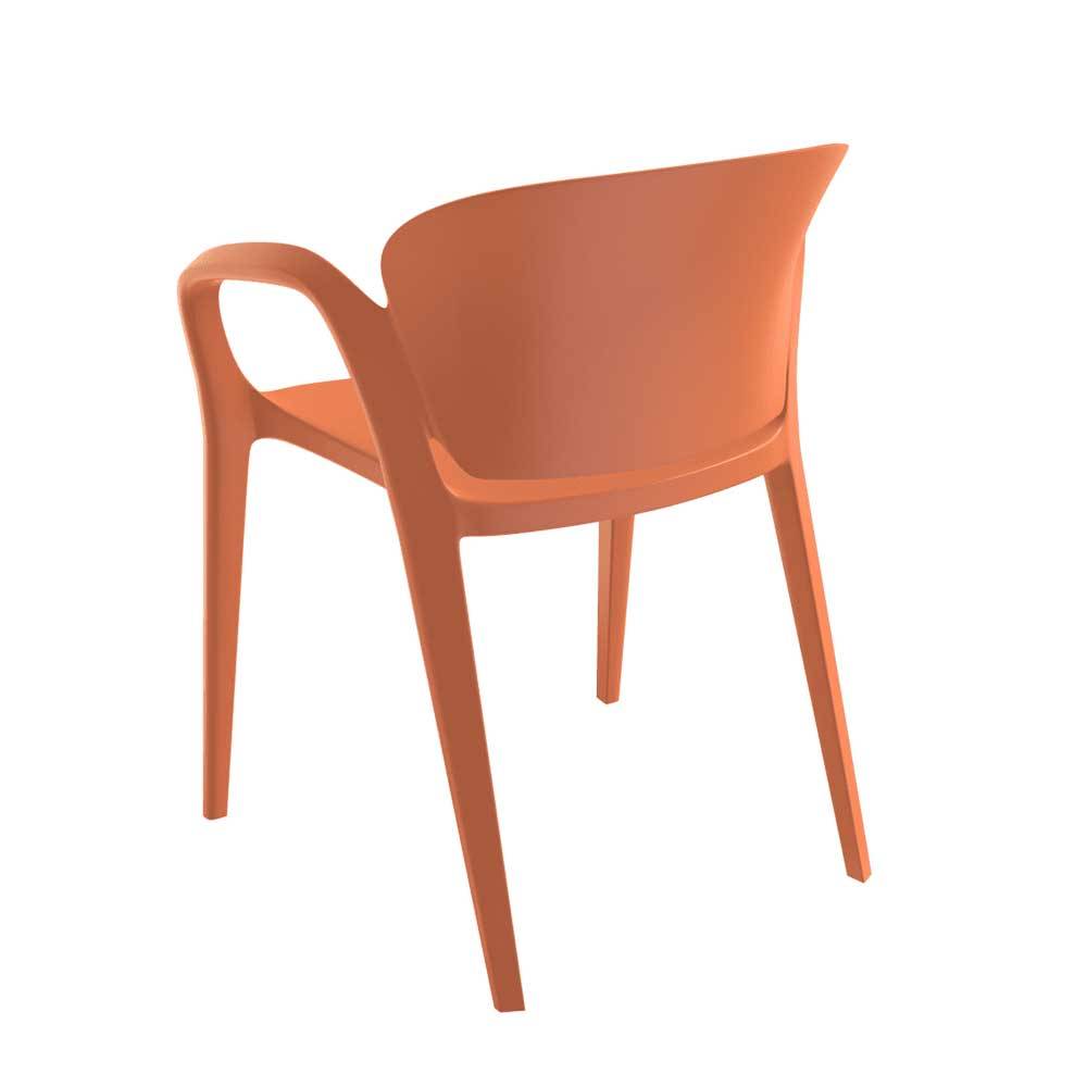 Garten-Armlehnenstühle in Orange - Gensca (2er Set)