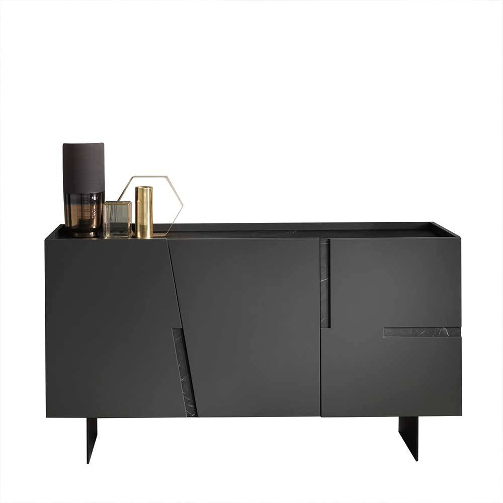 Dunkles Design Sideboard 160 cm breit - Dreamings