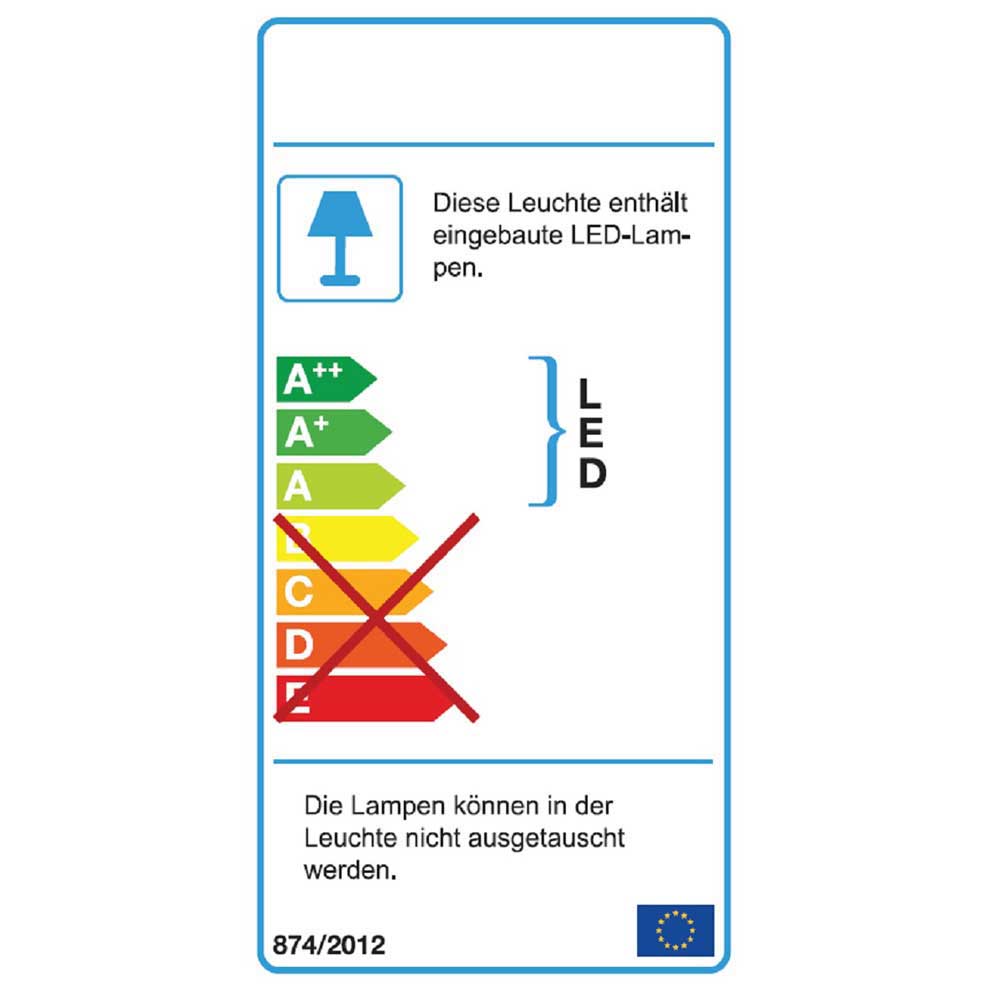 Hängevitrine mit LED Beleuchtung - Mattadore