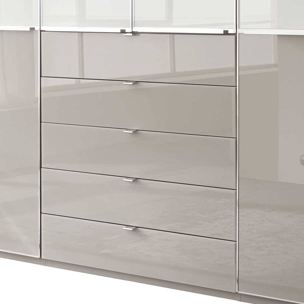 296cm breiter Design Kleiderschrank 6-türig - Pascan