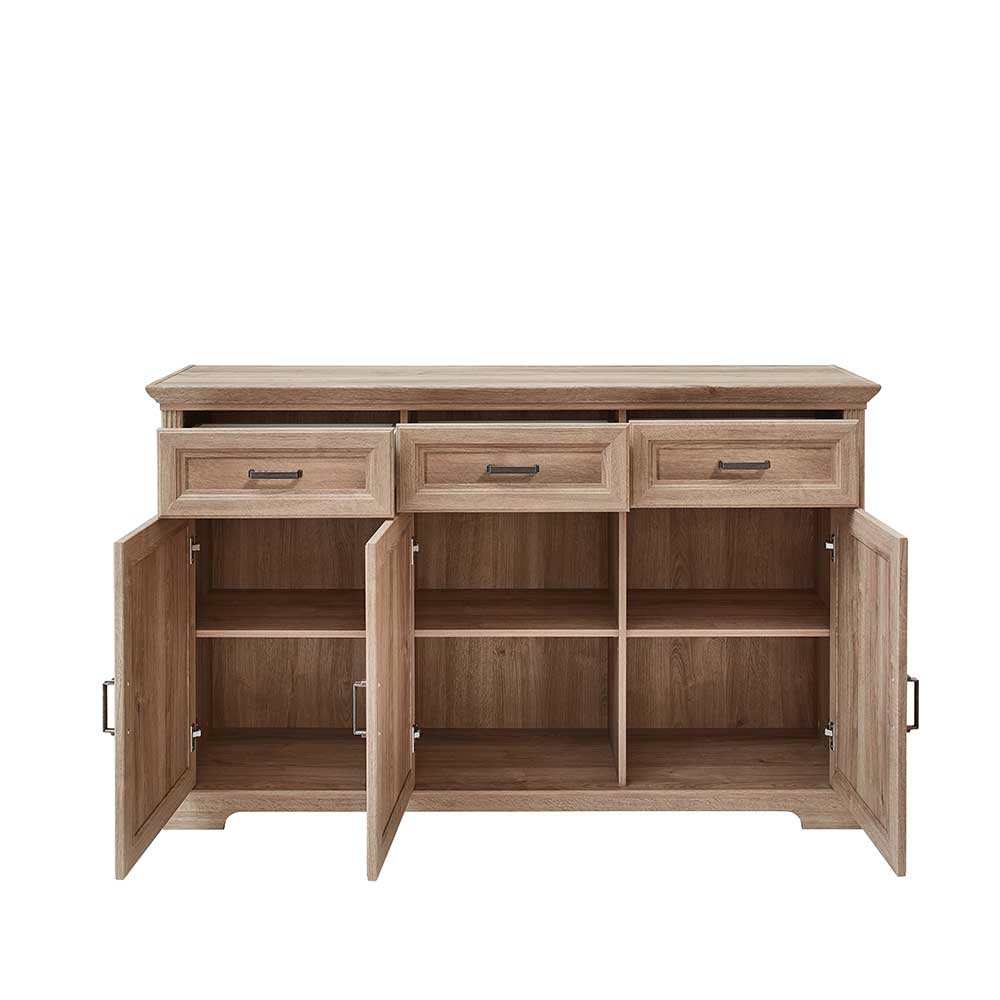 Landhaus Sideboard in Eiche Optik - Barack