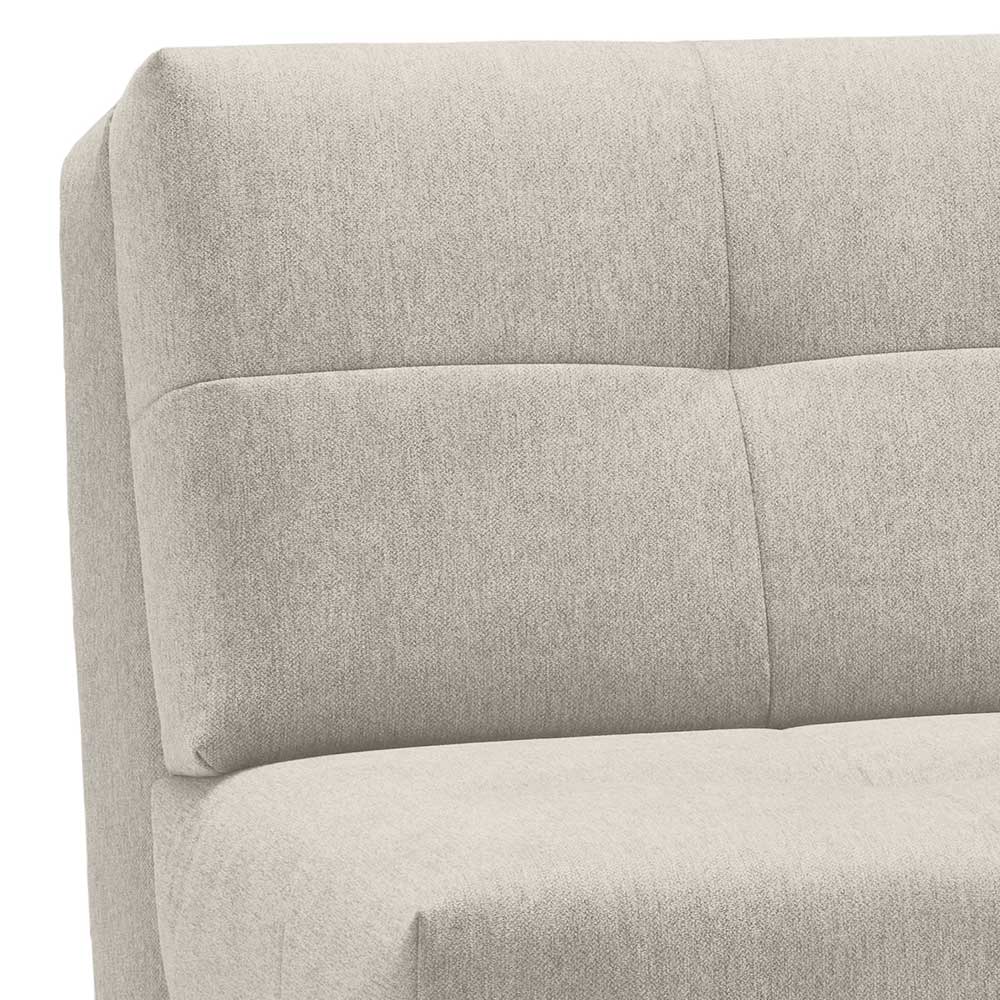 Bettcouch in Beige Stoffbezug - Jarne