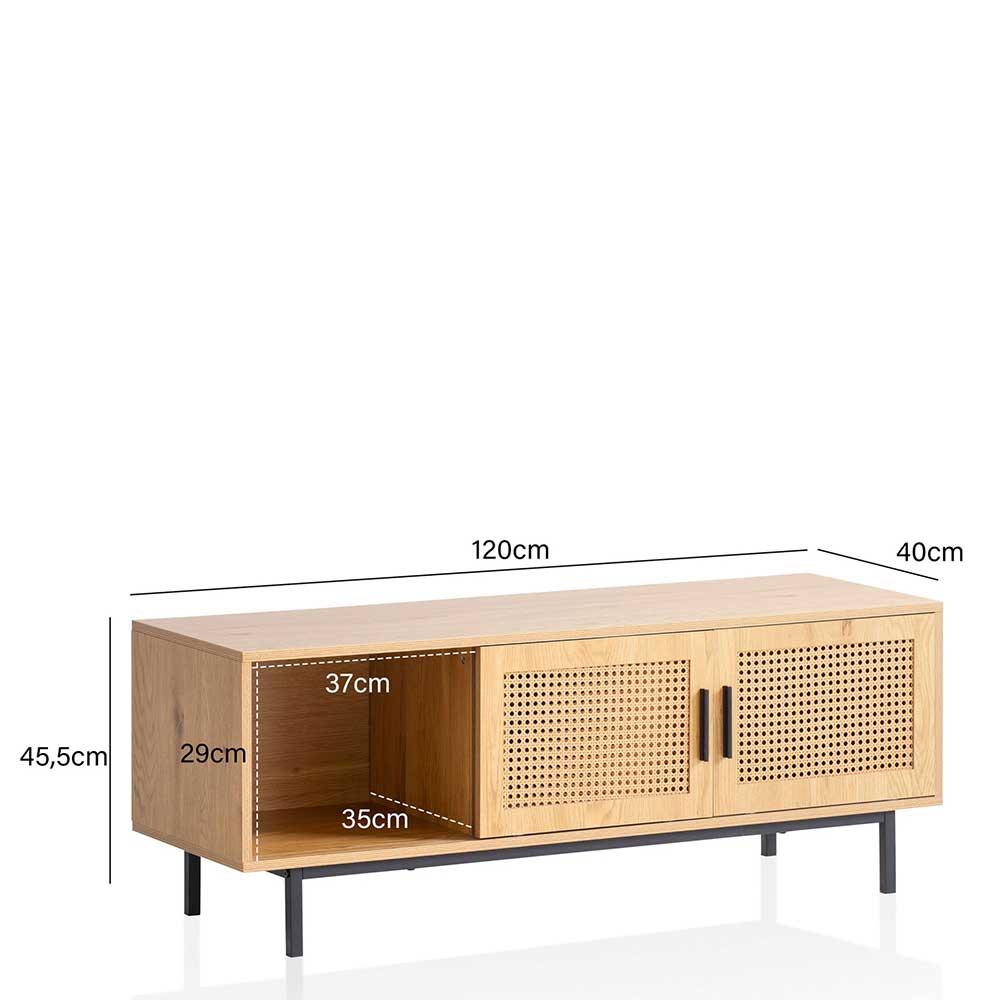 TV Lowboard mit Schiebetüren - Around