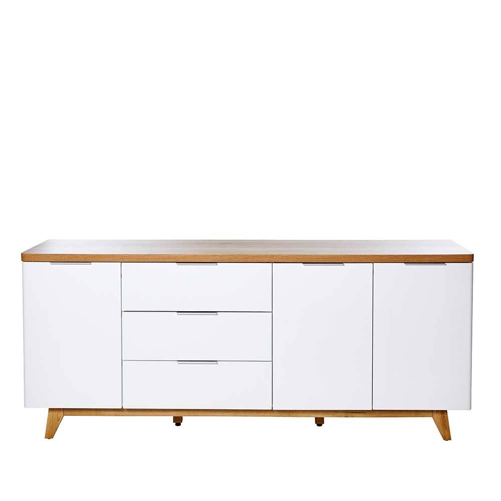 180 cm breites Sideboard in Weiß - Xuana