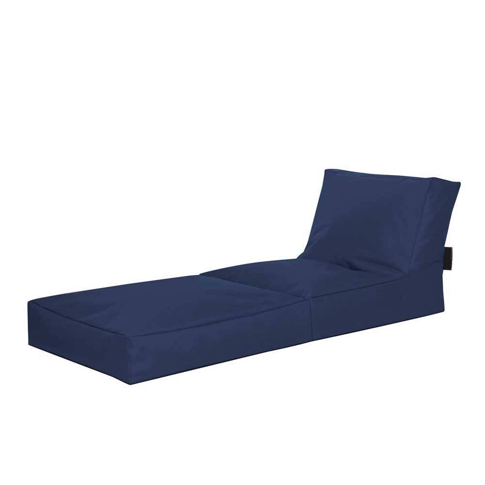 Sitzsack Liege Mariono in Blau