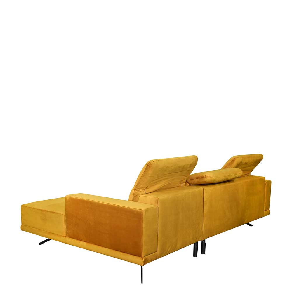 Design Sofa in Gelb Velours - Yoco