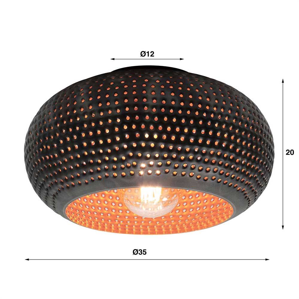 Design Deckenlampe mit Lochmuster - Yisela