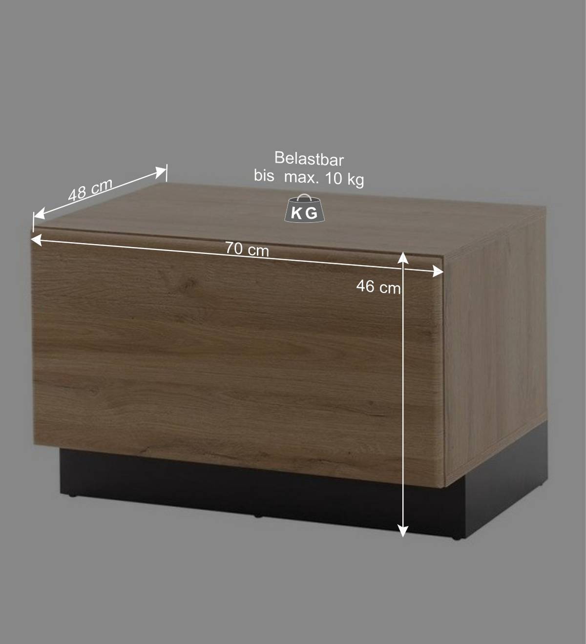 Wohnkombination modernes Set - Fincaldon (sechsteilig)