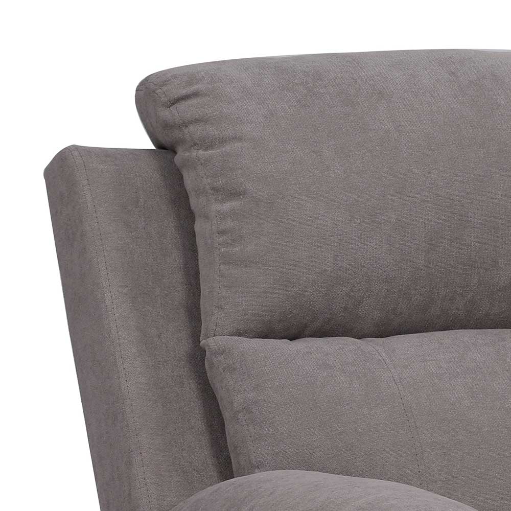 Graues Zweisitzer Sofa mit Taschenfederkern - Extrados