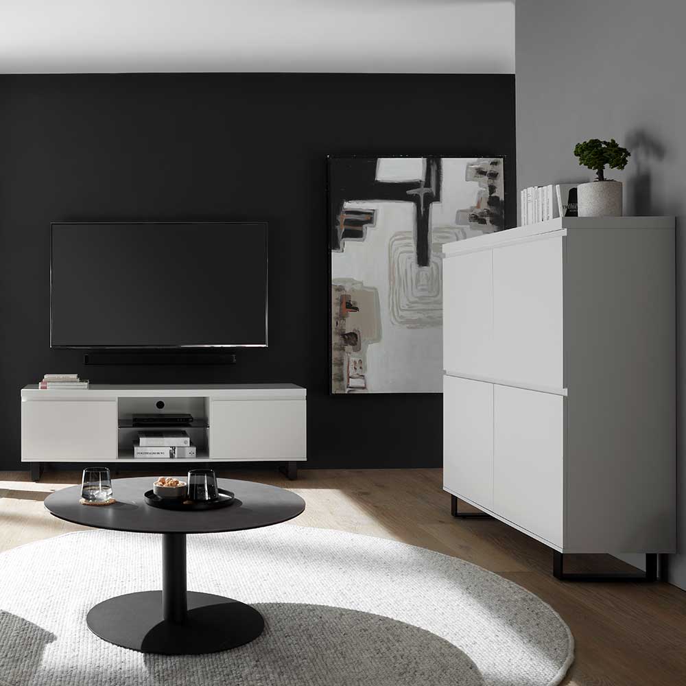 TV Board & Highboard Set - Atela (zweiteilig)