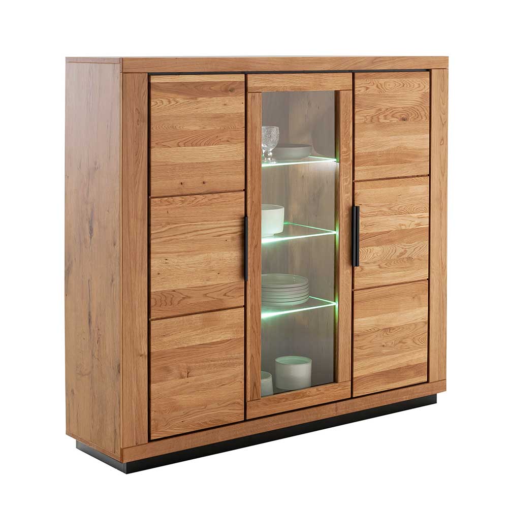 3-türiger Wohnzimmerschrank 153x142x40 cm - Vlacoma