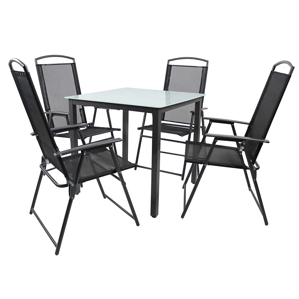Outdoor Tisch und Stühle Set - Conceppa (fünfteilig)