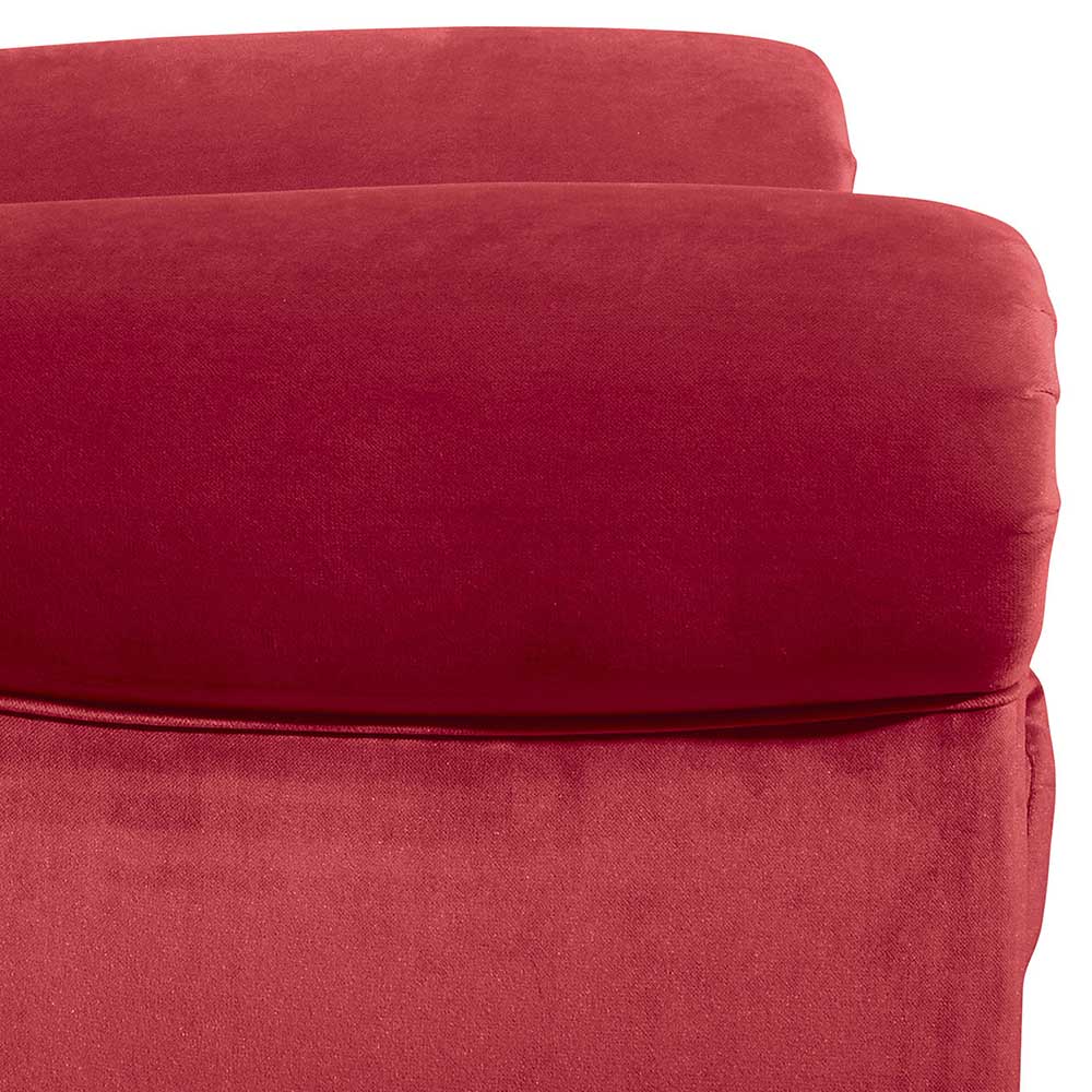 Roter Chesterfield-Sessel mit Ohren - Malisha