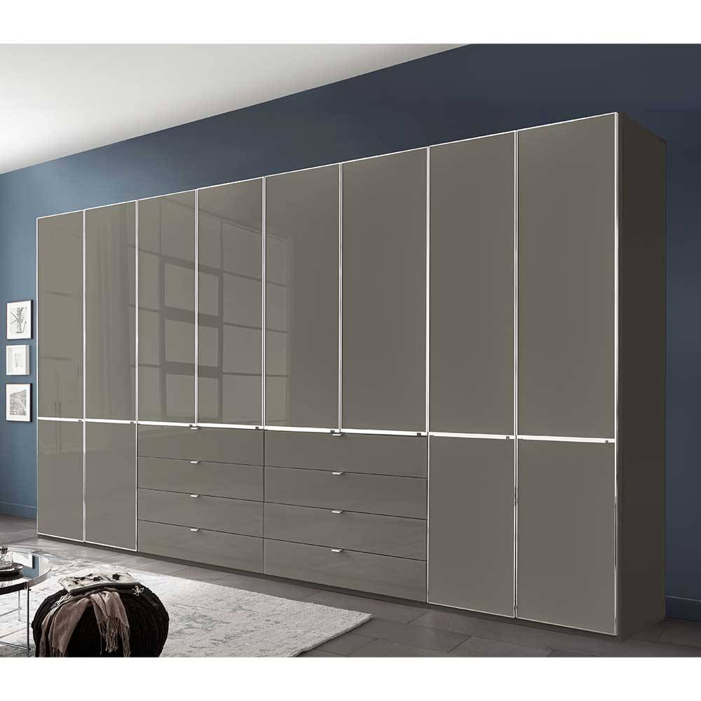 8-türiger Schlafzimmerschrank 394 cm breit - Madita