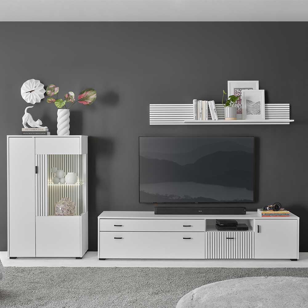 TV-Board & Highboard & Wandboard Set - Dualkos (dreiteilig)