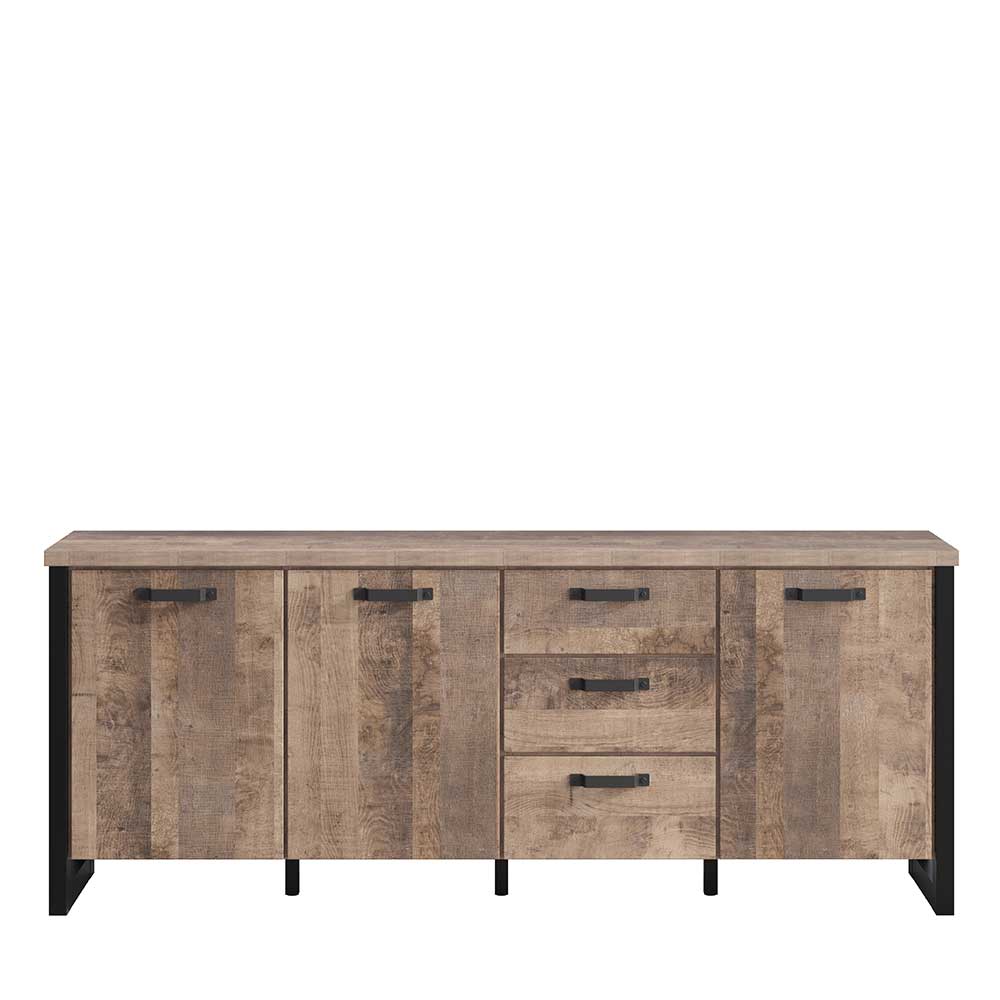 214x86x45 Sideboard in Eiche Dunkel - Maragas