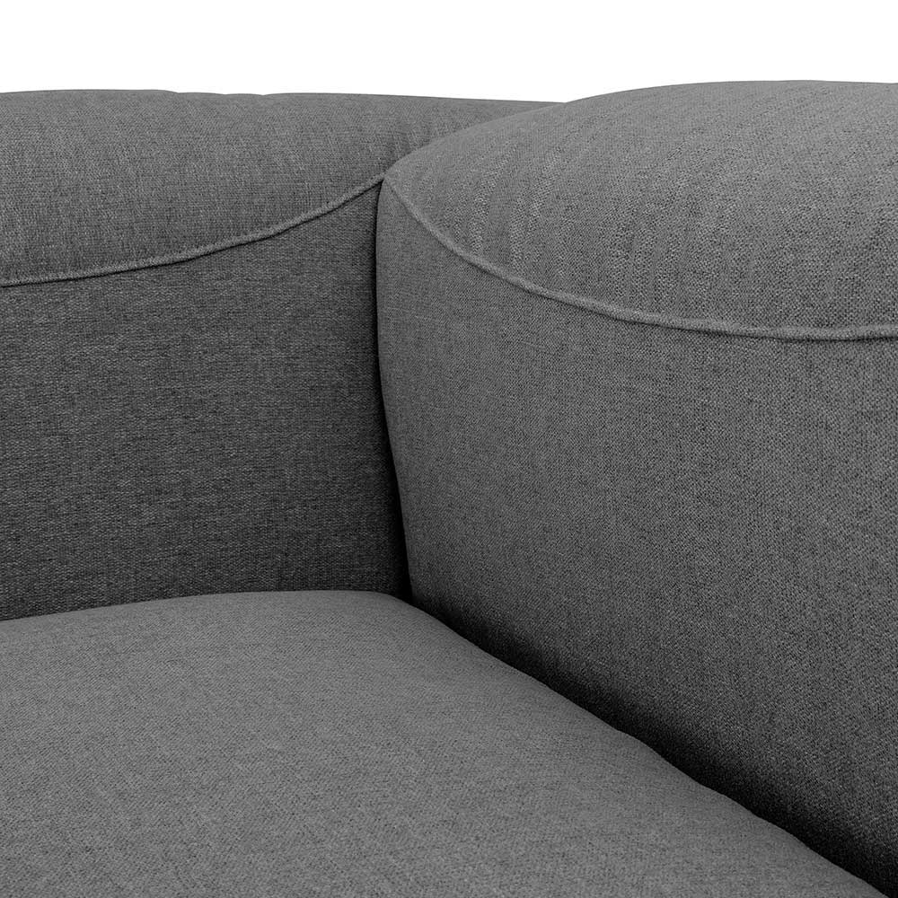 Modernes Sofa-Eckelement in Anthrazit - Telrama