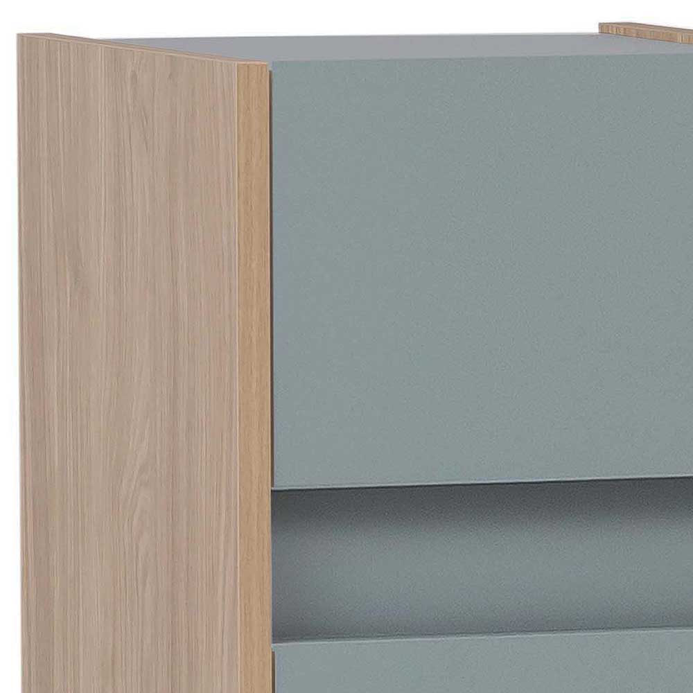 30x90x33 Skandi Bad Unterschrank in Hellblau - Settas