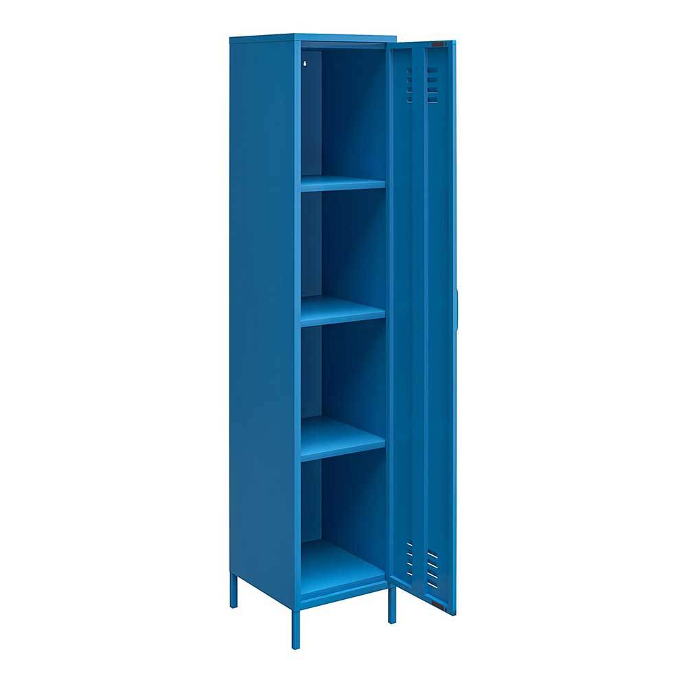 1-türiger Spindschrank in Blau - Datinel