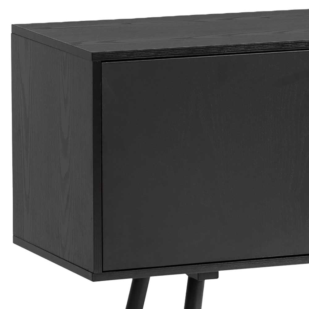 Retro Sideboard in Schwarz - Flair