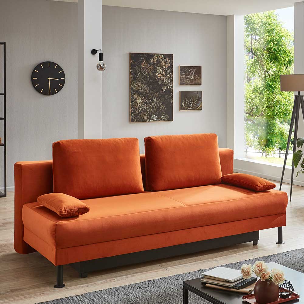 2-Sitzer Sofa mit Schlaffunktion preiswert im Web kaufen