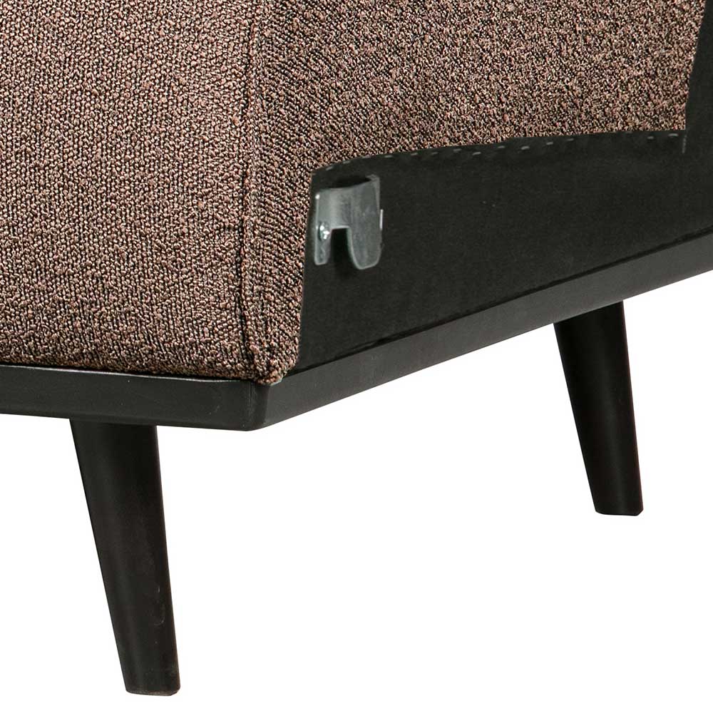 Hellbraunes Modulsofa-Element aus Boucle - Nyons