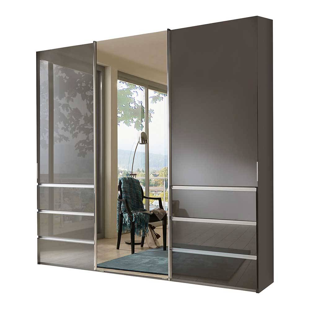 3-türiger Schwebetürenschrank 250 cm breit - Zipna