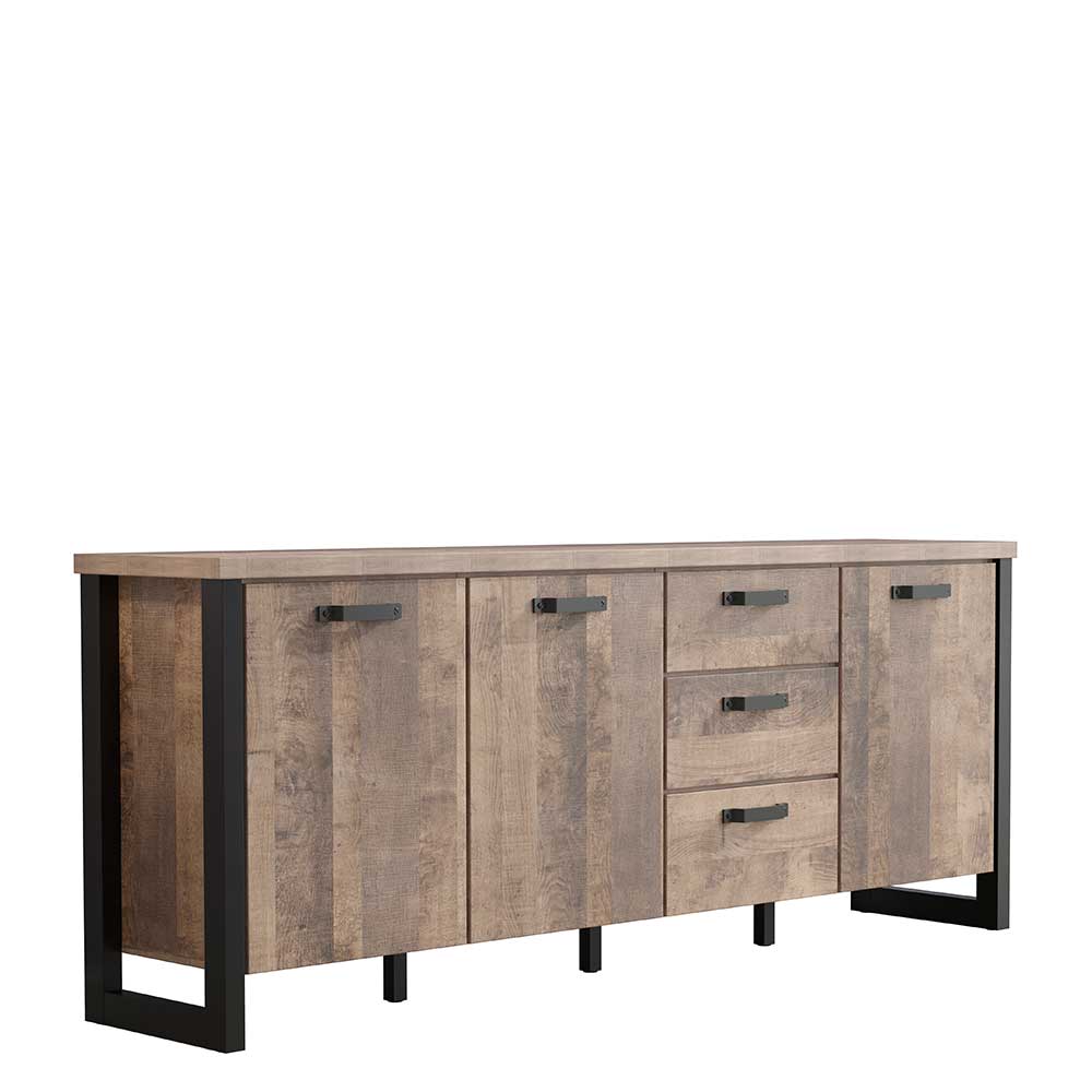 214x86x45 Sideboard in Eiche Dunkel - Maragas