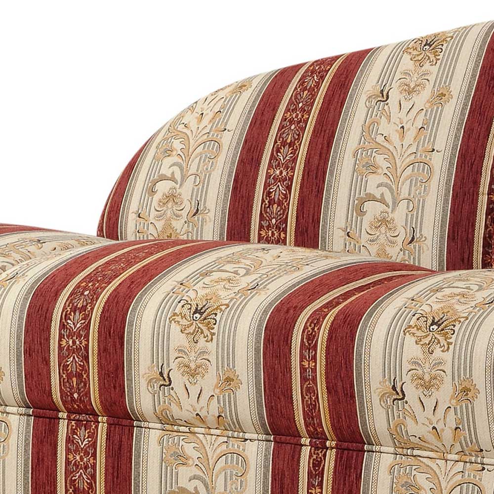 Chaiselongue aus Chenille mit Streifen und Muster - Comi