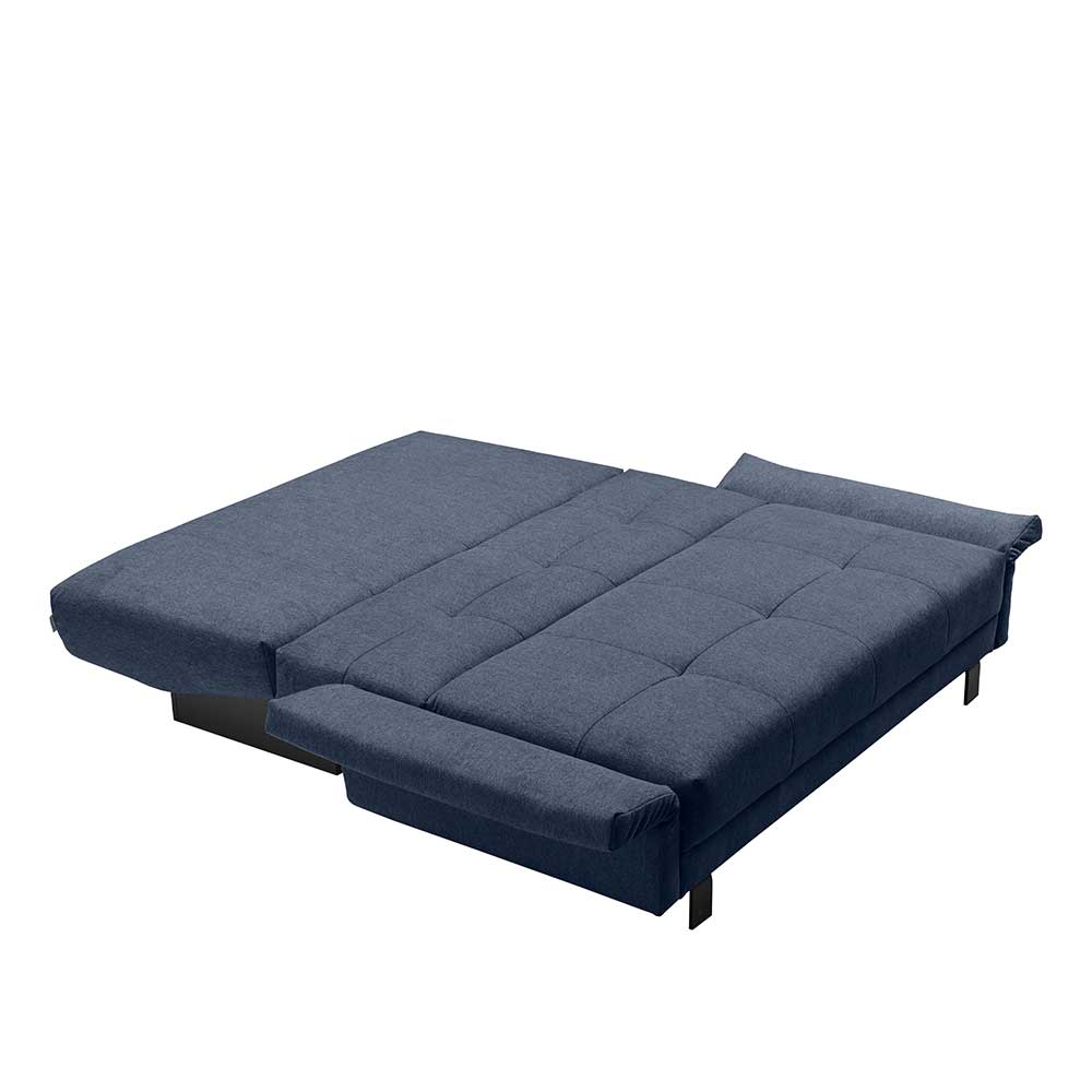 Blaues Schlafsofa mit Bettkasten - Zigaro