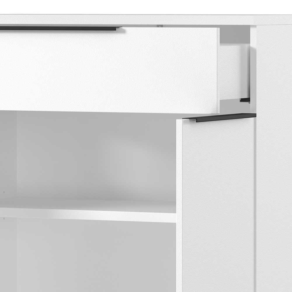 Vertiko Aktenschrank in Weiß - Sparkle