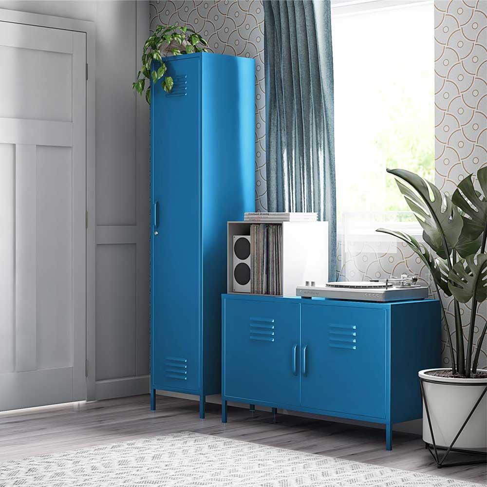 Spind Design Kommode in Blau - Datinel