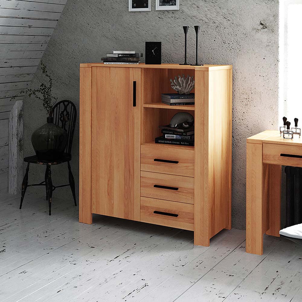 Highboard Mosniak aus Kernbuche Massivholz Wohnen.de