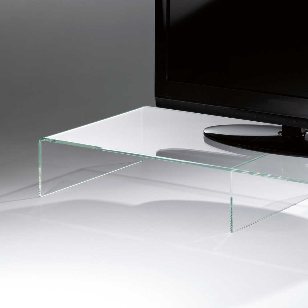 Overeenstemming ouder uitbreiden Transparenter TV Tisch aus Acryl Glas in drei Breiten - Magdelan