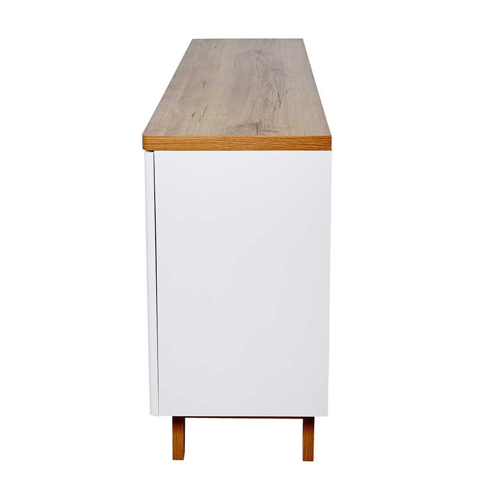 180 cm breites Sideboard in Weiß - Xuana