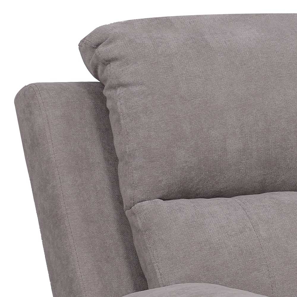 Graues Dreisitzer Sofa mit Taschenfederkern - Extrados