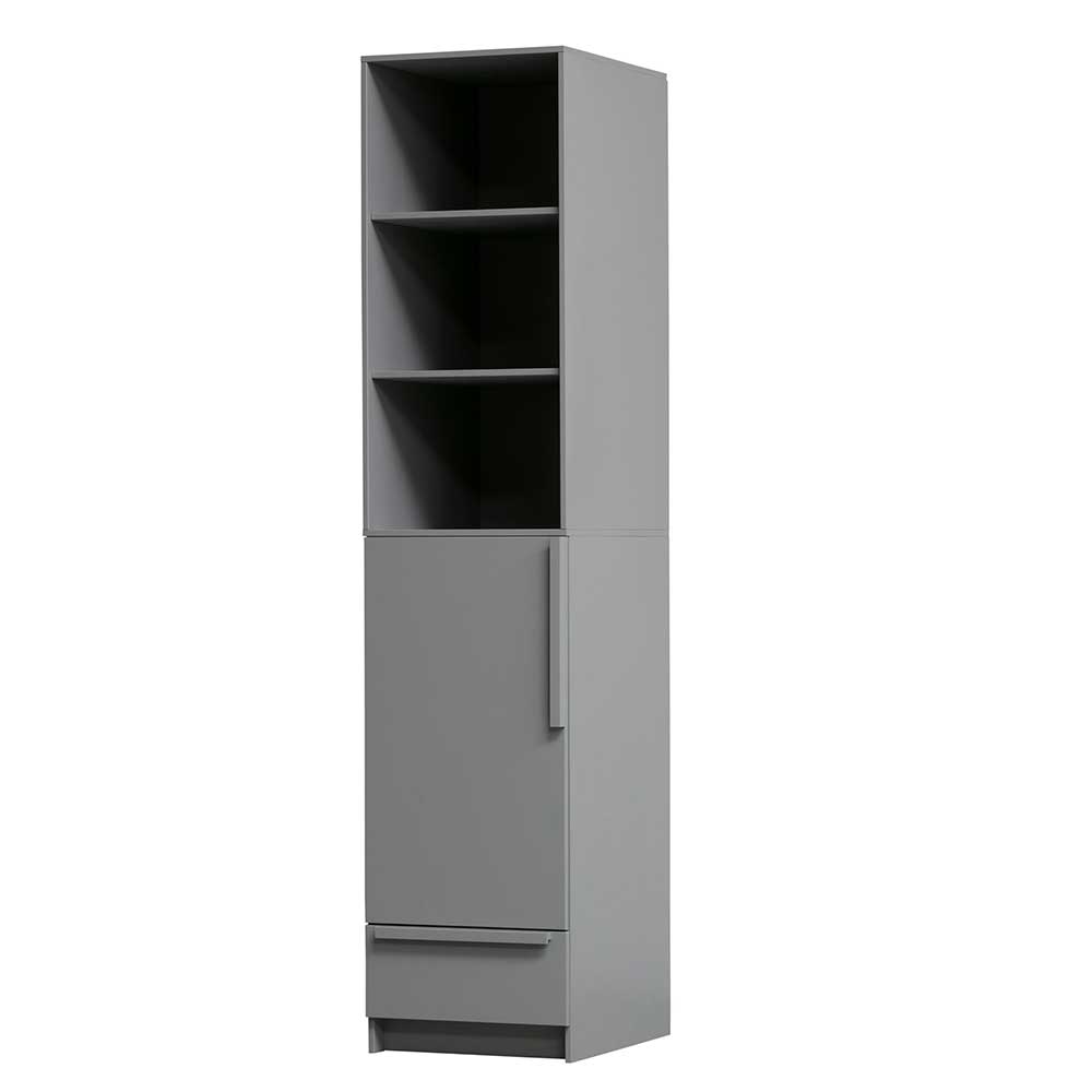 Moderner Schrank in Beton Grau - Almond