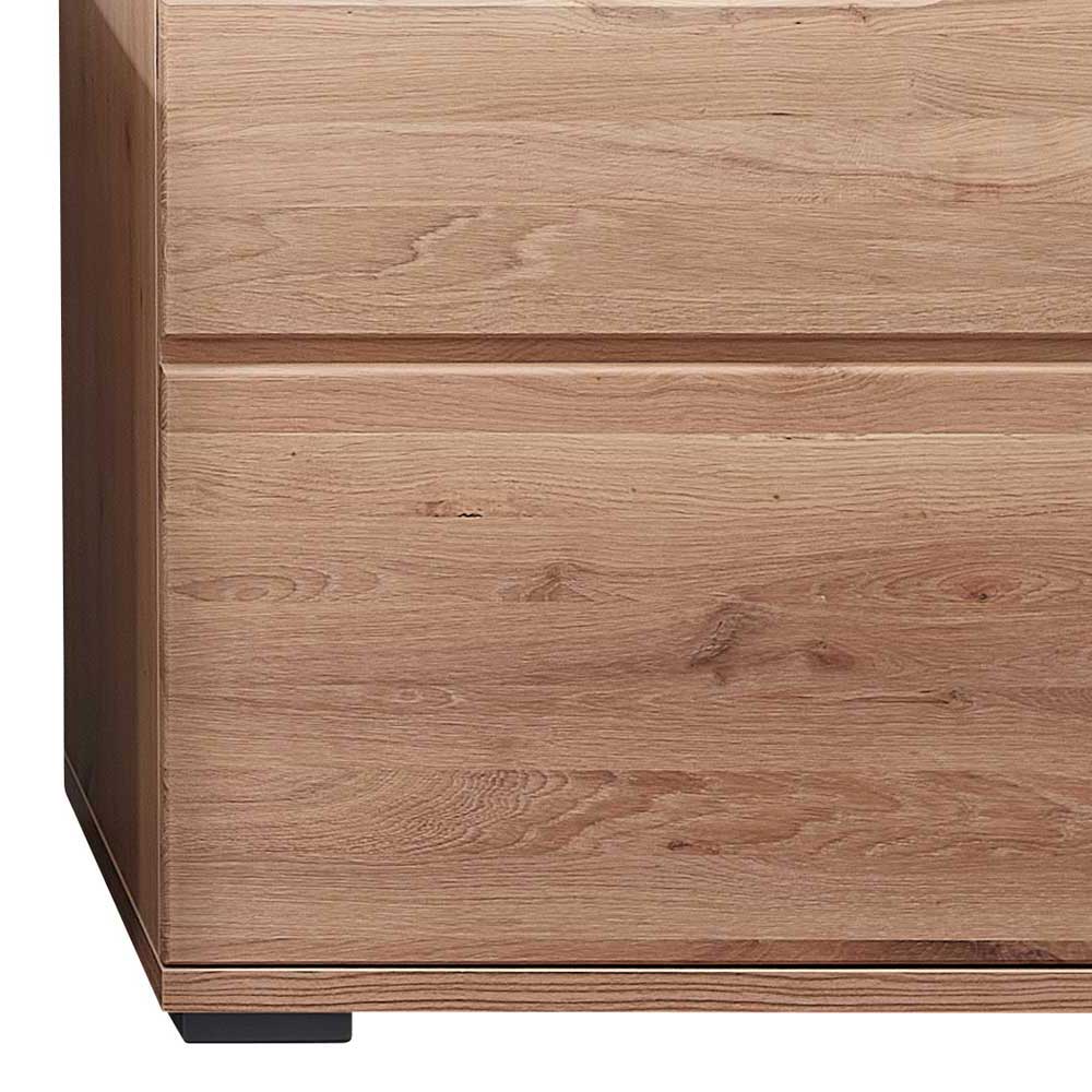 Highboard mit Glaseinsatz und LED Beleuchtung - Latenda