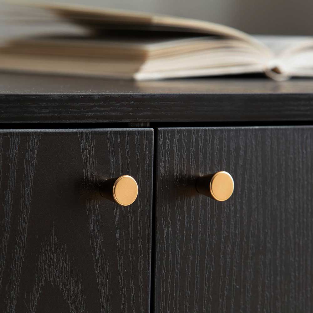 Retro Sideboard in Schwarz - Flair