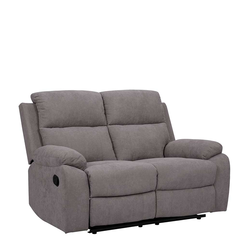 Graues Zweisitzer Sofa mit Taschenfederkern - Extrados