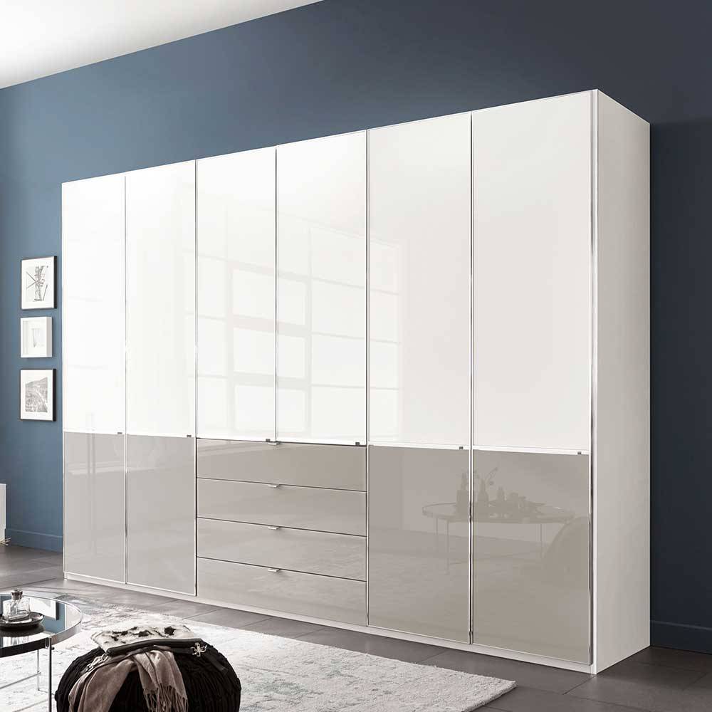 6-türiger Schlafzimmer-Schrank modern - Pascan