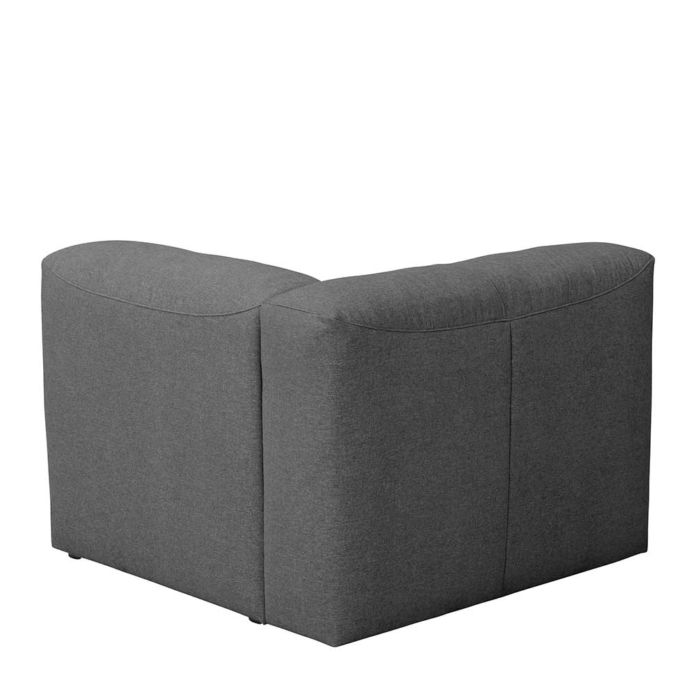 Modernes Sofa-Eckelement in Anthrazit - Telrama